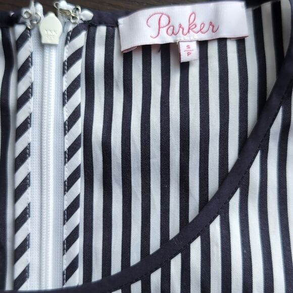 Parker striped peplum ruffled top size S nwot - Picture 8 of 9